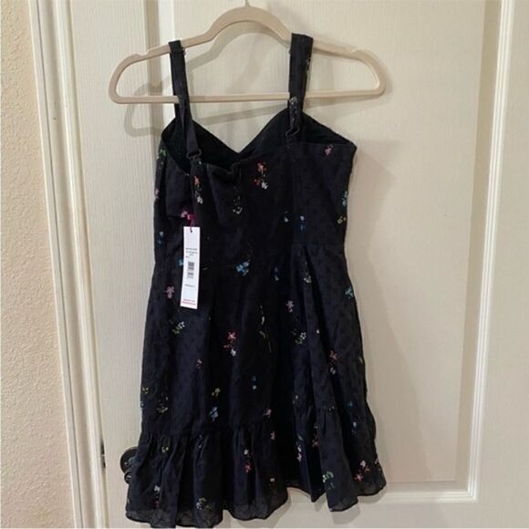 NWT Parker Fawn Eyelet Floral Print Mini Dress - Picture 8 of 11